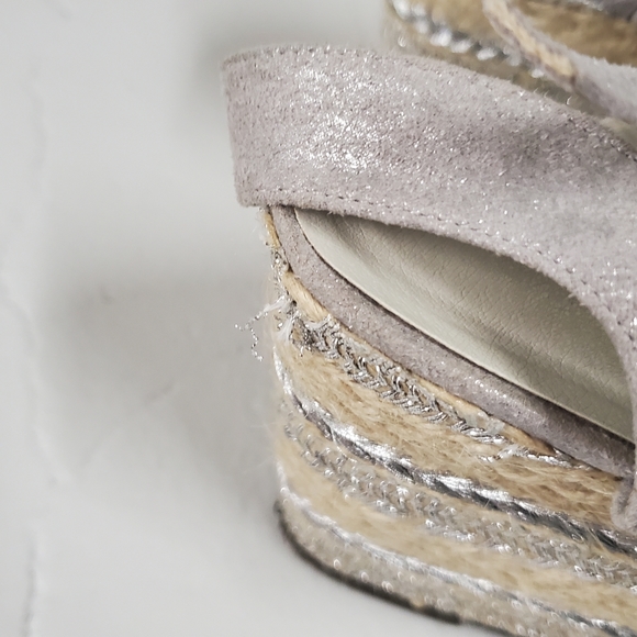 Silver Cork Sandals - Picture 6 of 11